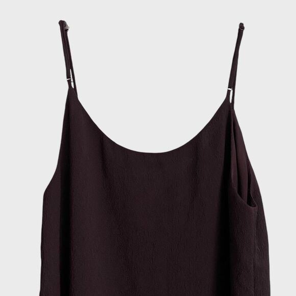 Aritzia Babaton Everly Camisole Size S Plum Purple V-Neck Spaghetti Strap Fairy - Picture 9 of 16
